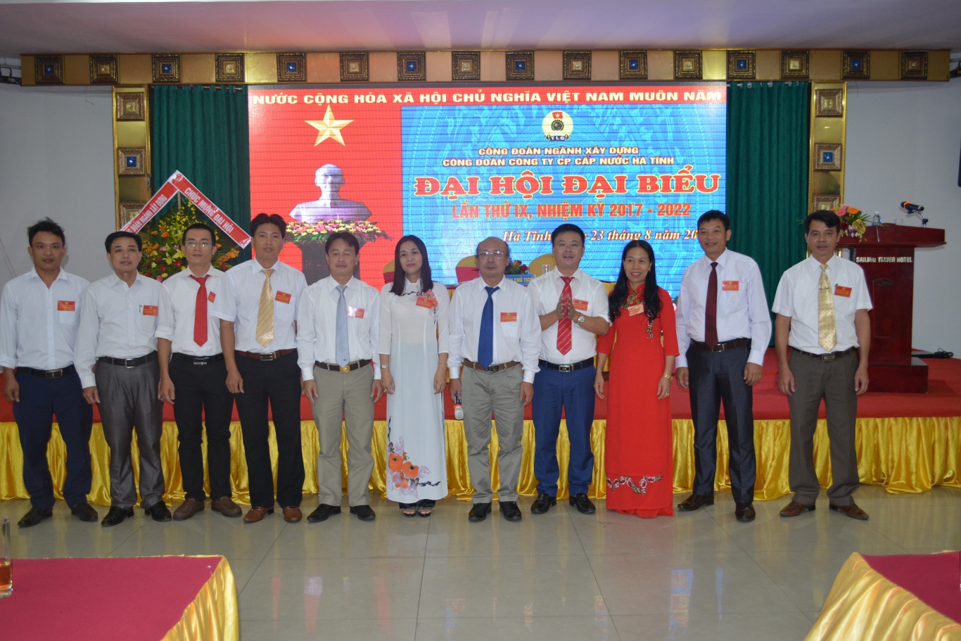Đại hội Công đoàn Công ty CP cấp nước Hà Tĩnh lần thứ IX, nhiệm kỳ 2017 – 2022