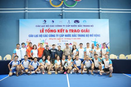 Công ty CP Cấp nước Hà Tĩnh đạt nhiều thành tích ấn tượng tại Hội thao – Hội thảo câu lạc bộ các Công ty Cấp nước Bắc Trung Bộ mở rộng. 