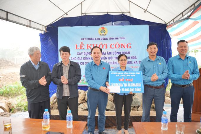 Khởi công “Mái ấm Công đoàn”, lan tỏa tình người, tiếp thêm niềm tin về một tương lai tươi sáng cho đoàn viên.